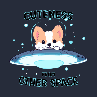 Corgi cuteness from other space T-Shirt