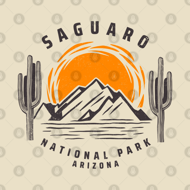Discover Saguaro National Park - Saguaro National Park - T-Shirt