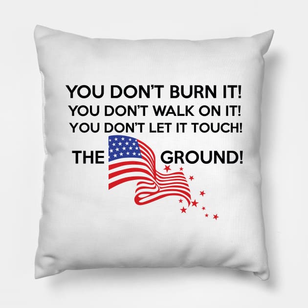 USA Flag Pillow by mooby21