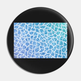 Blue shinny glitter Pin