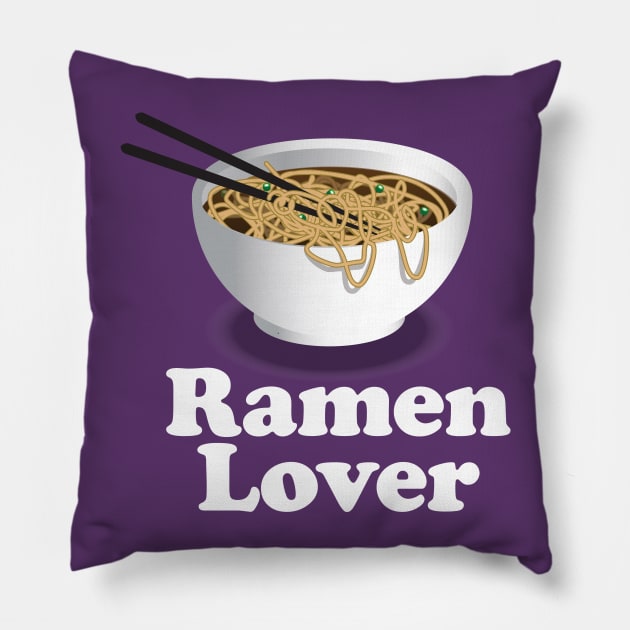 Ramen Lover - Ramen Noodle Pillow by Nonstop Shirts