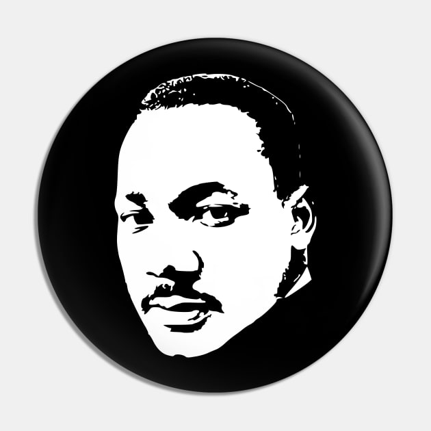 Martin Luther King Pin by Nerd_art