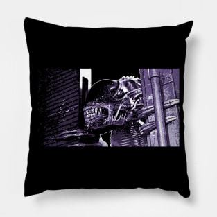 Aliens (1986) APC scene (Scale: 100%) Purple Poster Print Pillow