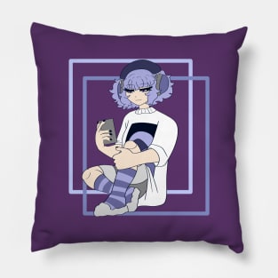 Chill girl Pillow