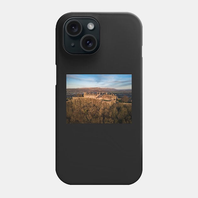 Stirling Castle from the sky Phone Case by TMcG72