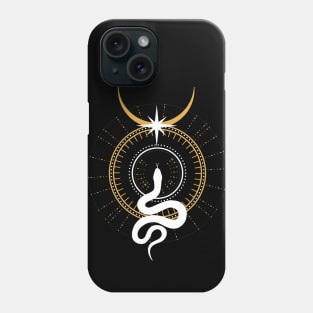 Snake and Moon Phone Case