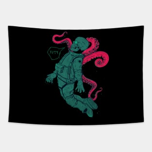 Cthulhu Skull Astronaut Tapestry