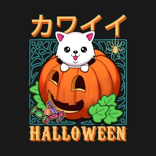 Cute Animals Halloween Pumpkin v2 - Happy Halloween T-Shirt