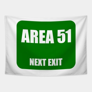 Area 51 Exit Tapestry