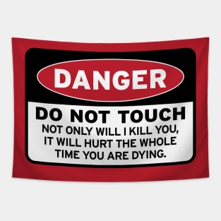 DO NOT TOUCH! {color shirts} Tapestry