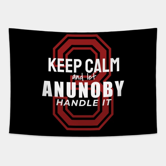 Keep Calm Anunoby Tapestry by ezral