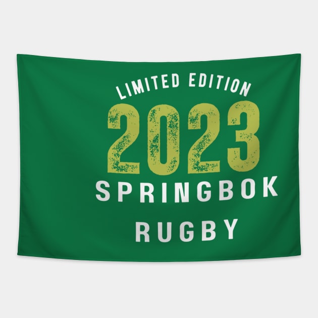 Limited Edition Springbok Rugby Tapestry by hippyhappy