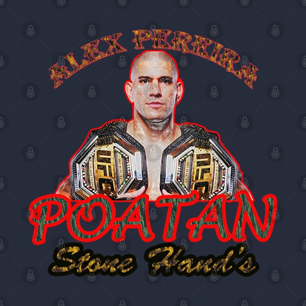 Alex pereira - poatan by GDsticker