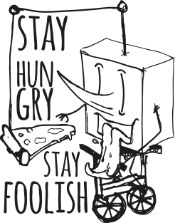 stay hungry, stay foolish Magnet