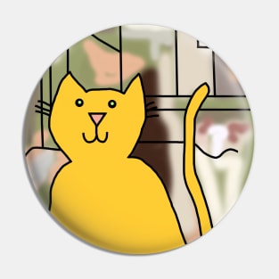 Cat and the City Pin