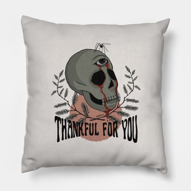 thankful Pillow by SpiritedHeart