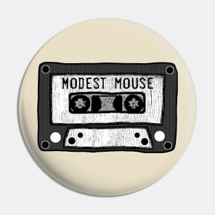 modest mouse cassette black and white Pin
