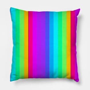 Rainbow Stripes Pillow