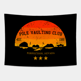 Pole Vaulting Club - Perfection, Nevada - sunset - worn-in Tapestry