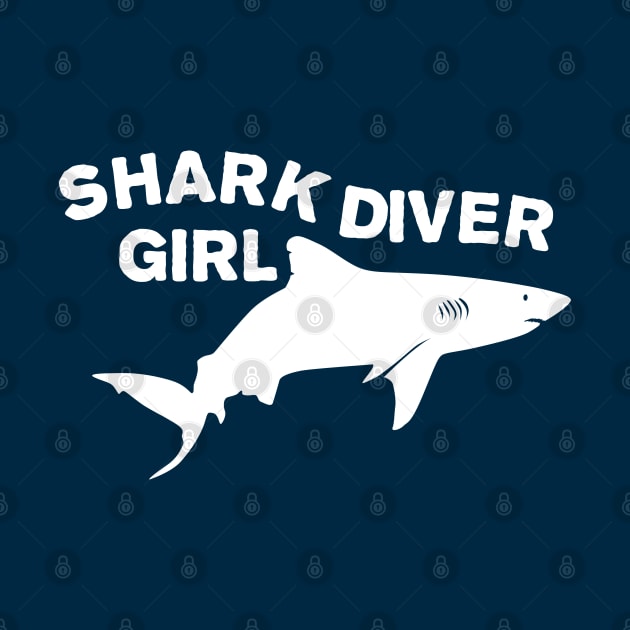 Shark diver girl by TMBTM