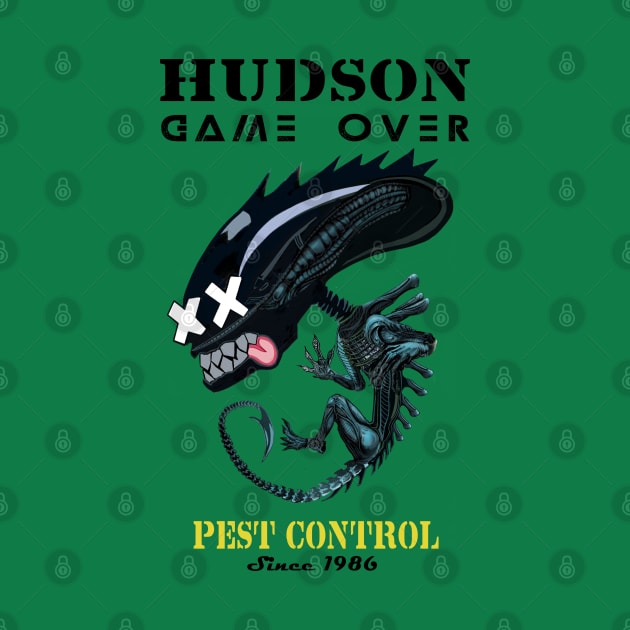 Hudson Game Over Pest Control by DistractedGeek