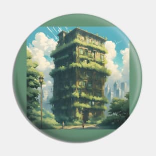 Biopunk tower vegetation Pin