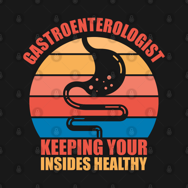 Retro Gastroenterologist Keeping Your Insides Healthy by Trendsdk