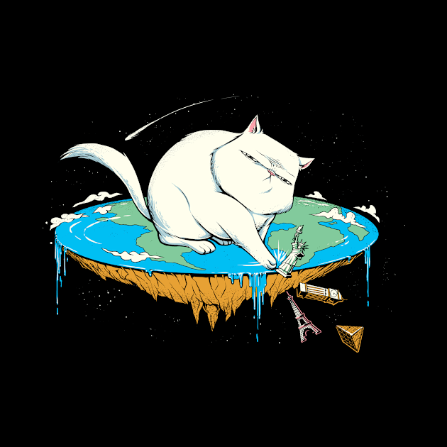 Flat Earth Cat by Tobe_Fonseca