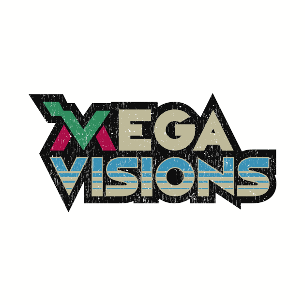 Mega Visions Magazine vintage logo by megavisions