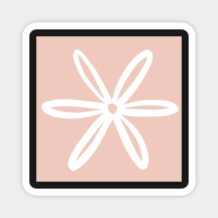 Peach flower pattern Magnet