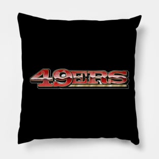 Niners vintage Pillow