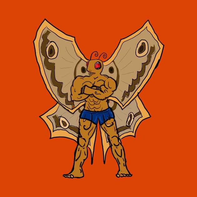 Buff Mothman - No Background by KatsMind