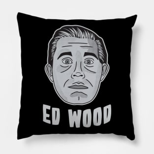 Ed Wood (Gray) Pillow