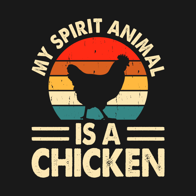 My Spirit Animal Is A Chicken T Shirt For Women Men by Xamgi