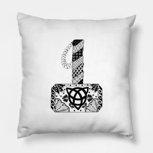 Mjolnir Mandala Pillow