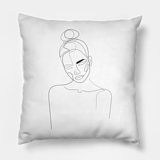 Lined Look Pillow