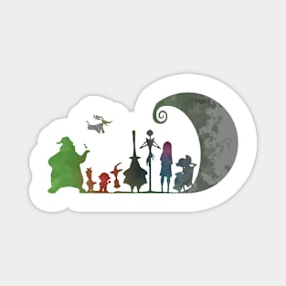 Halloween Inspired Silhouette Magnet