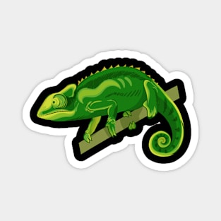 Funny Chameleon Magnet