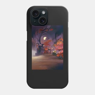 HALLOWEEN IN JAPANESE MOUNTAIN VILLAGE Phone Case