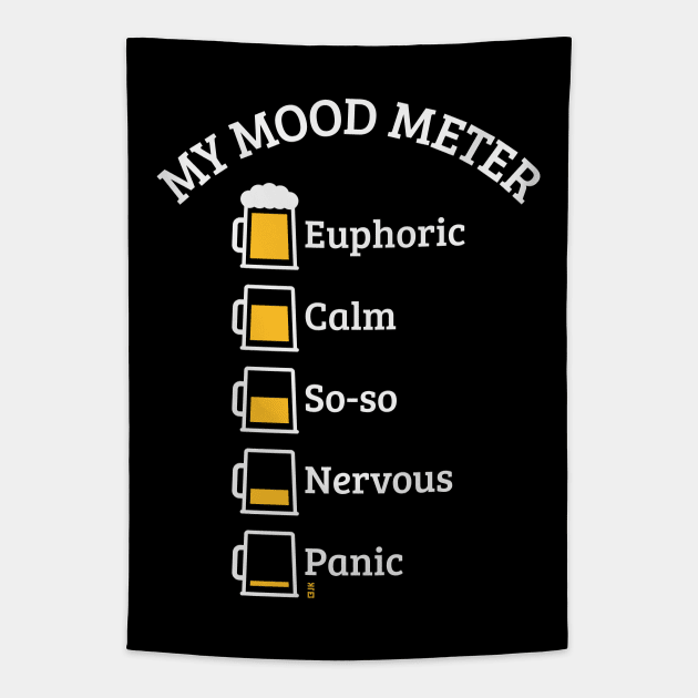 My Mood Meter (Beer Drinker / V2 / NEG) Tapestry by MrFaulbaum