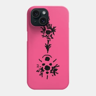 d-glyph: Rorschach blossom Phone Case