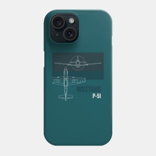 P-51 Mustang: Legendary Wings Phone Case