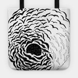 birds graphics Tote