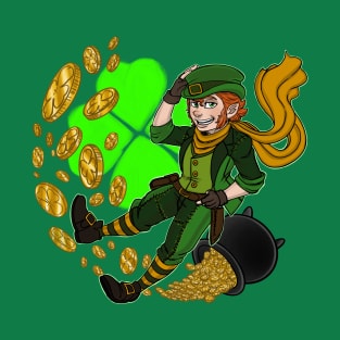 Legend of the Leprechaun - Fantasy legend design T-Shirt