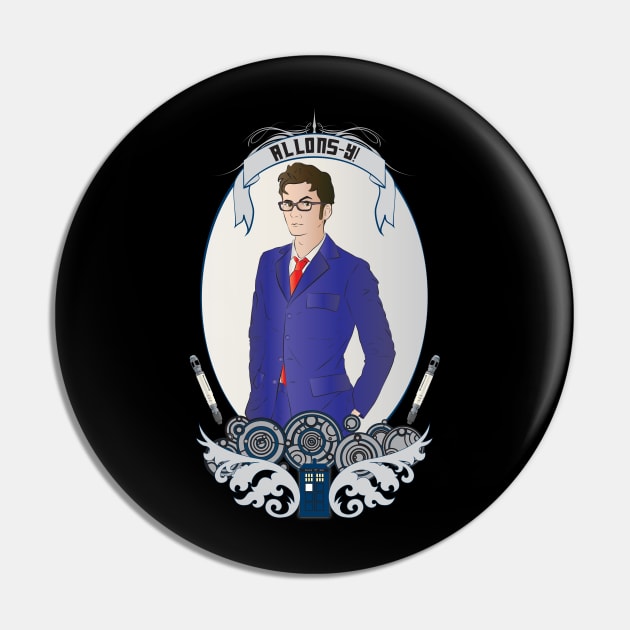 Paging Doctor Tennant Pin by TionneDawnstar