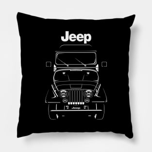 Jeep CJ5 - Willys CJ5 Pillow