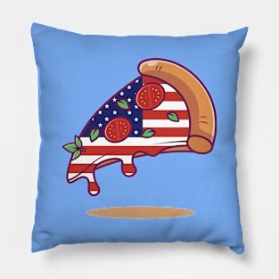 A Slice Of America Pillow