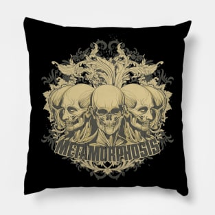 Metamorphosis - Skulls Pillow