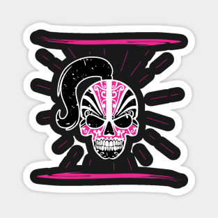 Bold Skull Design for Her Magnet