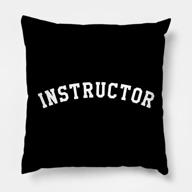 Instructor Pillow by KC Happy Shop